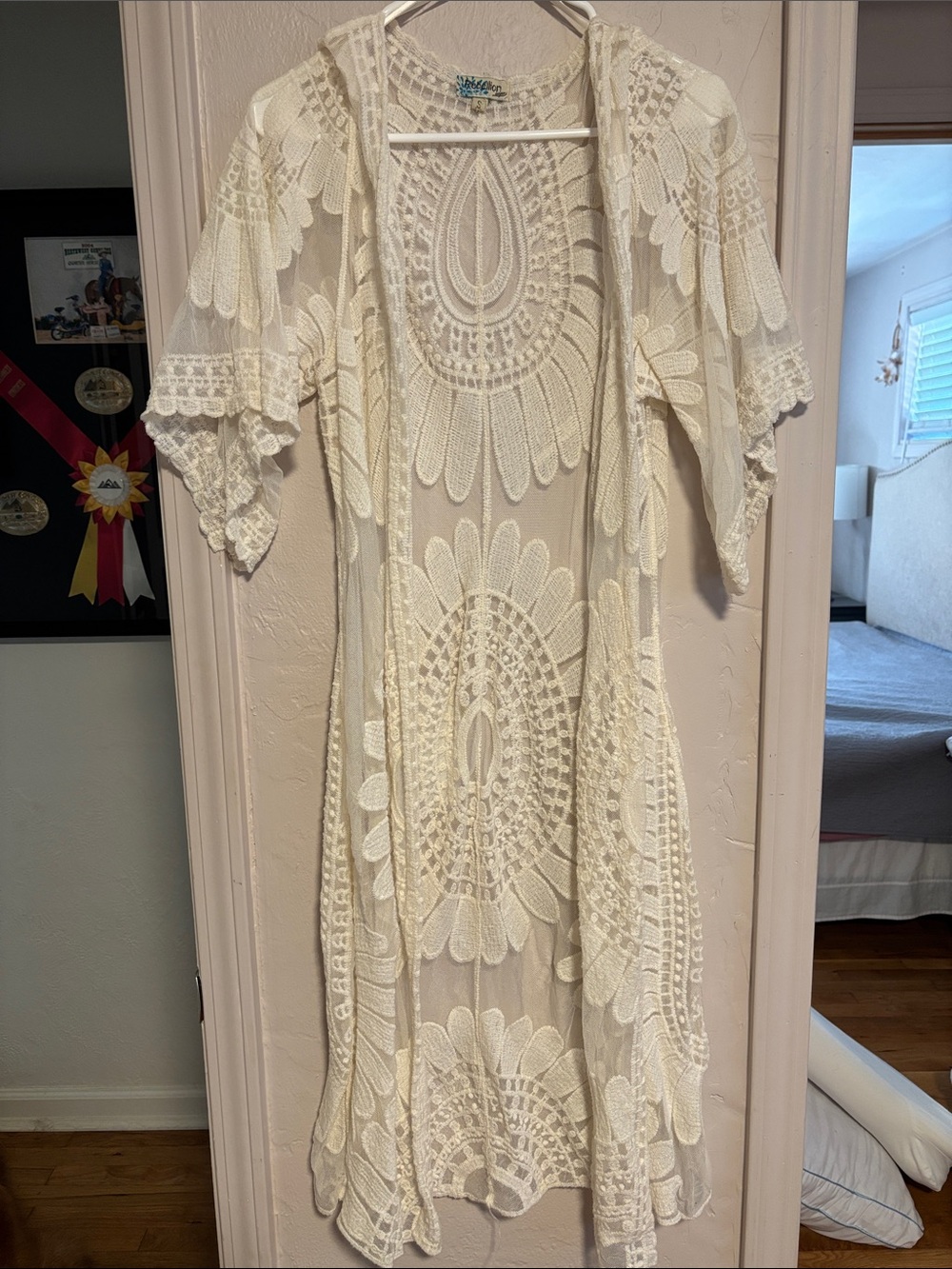 Rebellion Cream Lace Crochet Top